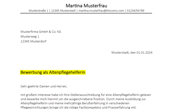 Betreffzeile der Bewerbung: Muster, Beispiele & Tipps
